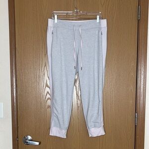 CALIA Limited Addition Gray and White Jogger Pants